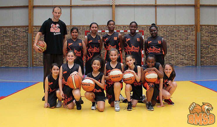 Poussines2 Blanc-Mesnil Sport Basketball